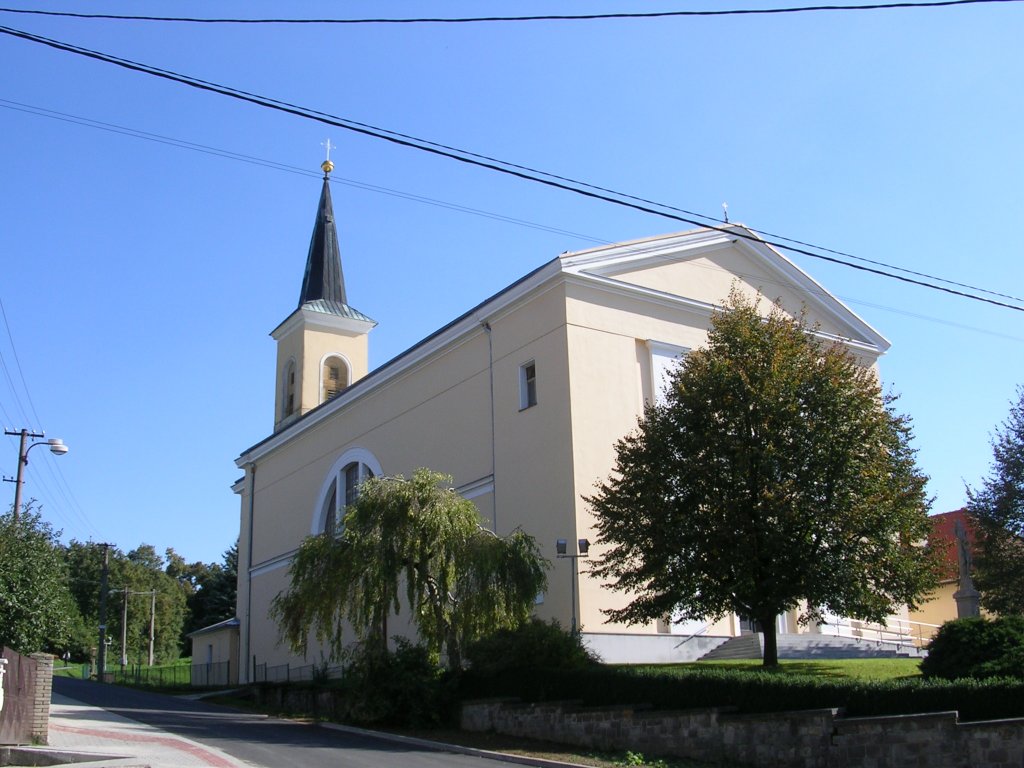 Kostel - Újezdec u Luhačovic