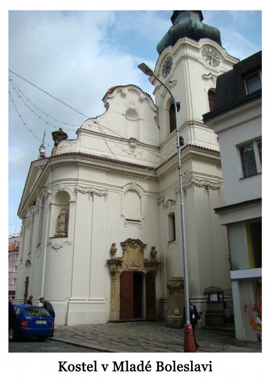 Kostel sv. Jana Nepomuckého Mladá Boleslav